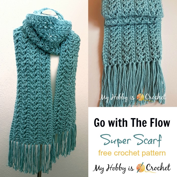 How do you crochet a scarf?